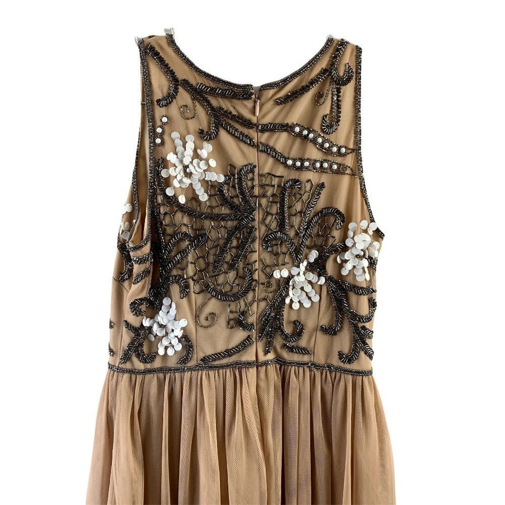Gianni Bini Women's Formal Tan Dress - Picture 4 of 8